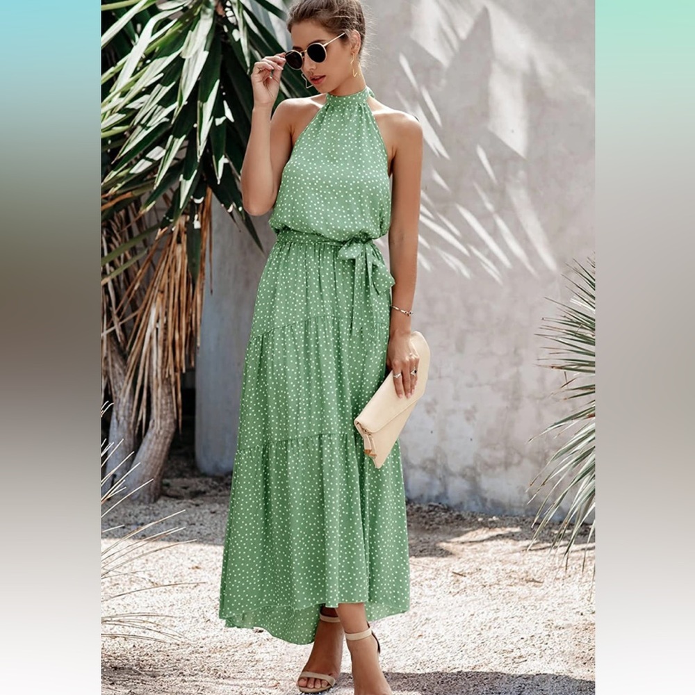 Pretty Garden Maxi Dress. Size Large